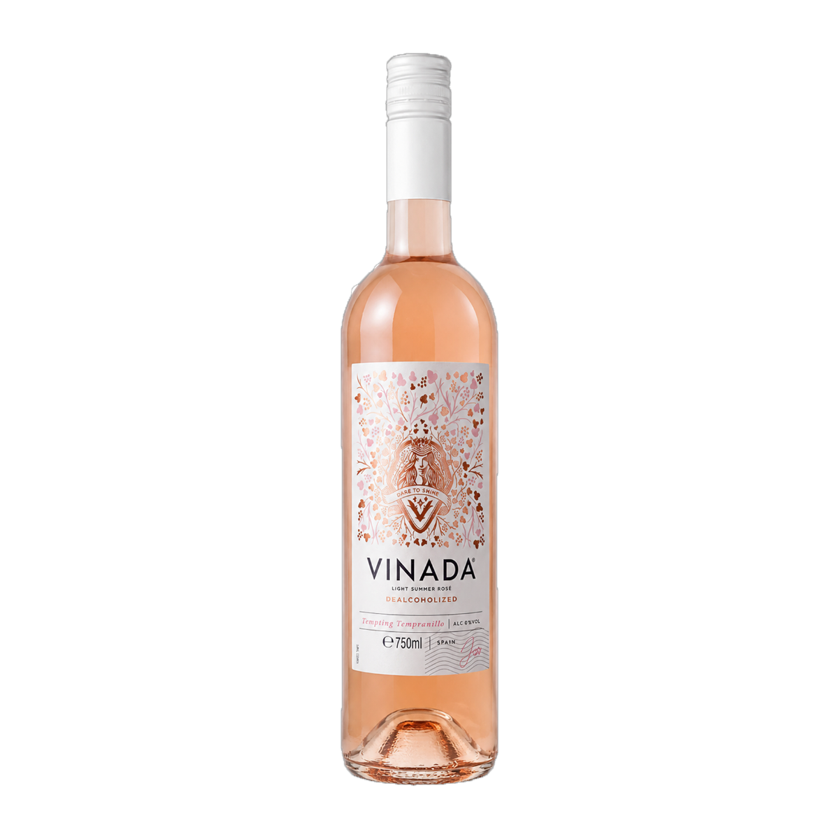 비나다 프리미엄 논알코올 템팅 템프라뇨 로제 750ml 제품 사진