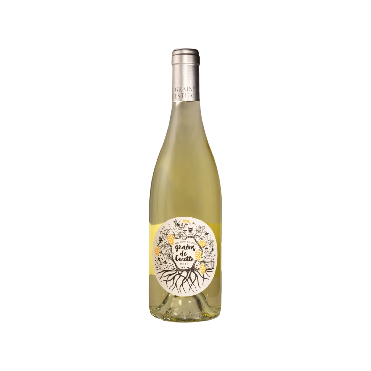 그렝 드 꼬꼬뜨 샤르도네&소비뇽 750ml 제품 사진